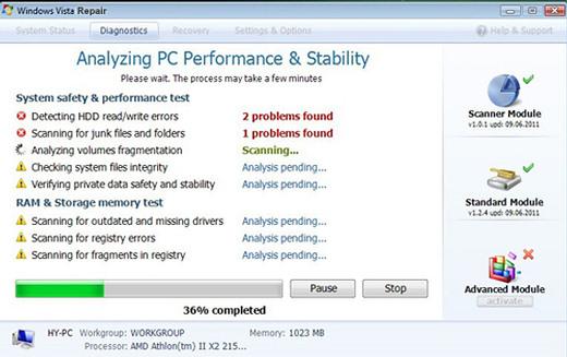 Windows Vista Computer Repair